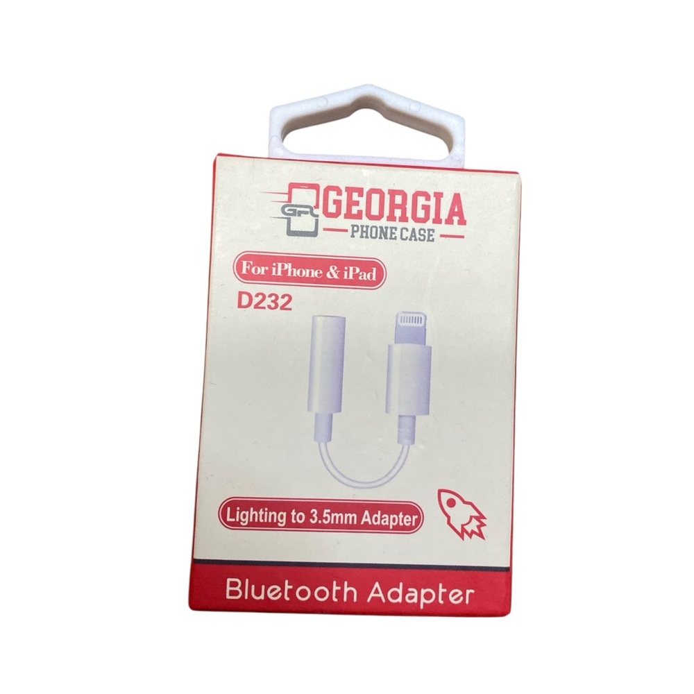 Georgia D232 White Lightning to 3.5mm Bluetooth Adapter for iPhone & iPad